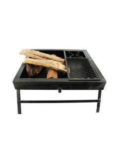 Cady One Foldable square BBQ charcoal carrier for trips and camping with a bag for easy carrying  - Image 4