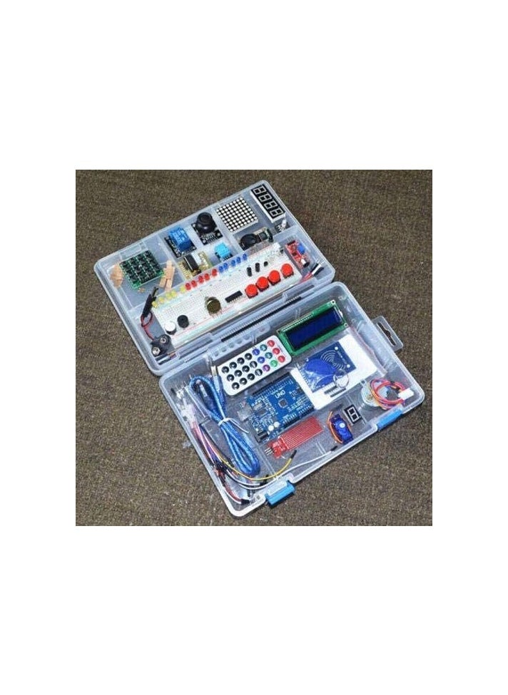 Arduino - Arduino UNO R3 Learning Starter Kit – Upgraded Version with Comprehensive Components for Beginners and DIY Projects - Image 1