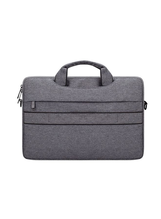 BURAQ ST02S Waterproof Tear Resistance Hidden Portable Strap One-shoulder Handbag for 13.3 inch Laptops, with Suitcase Belt(Dark Gray)  - Image 3