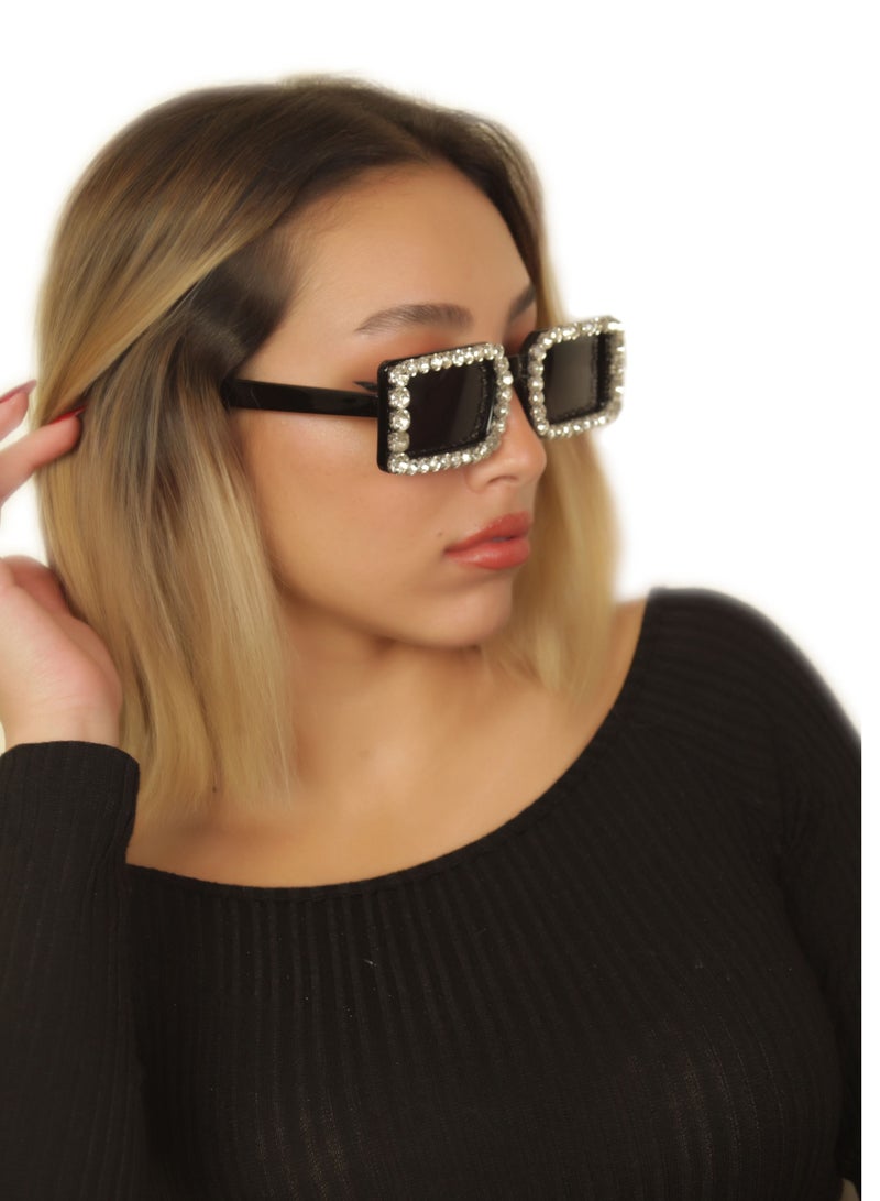 Gentlemen's Crib Fashion shiny sunglasses for women polarized UV 400  - Image 2