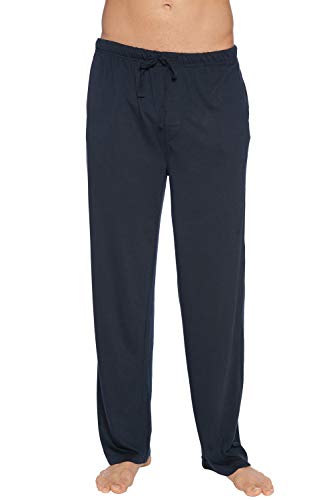 Intimo Men's Soft Knit Pant, Navy, Medium - Image 1