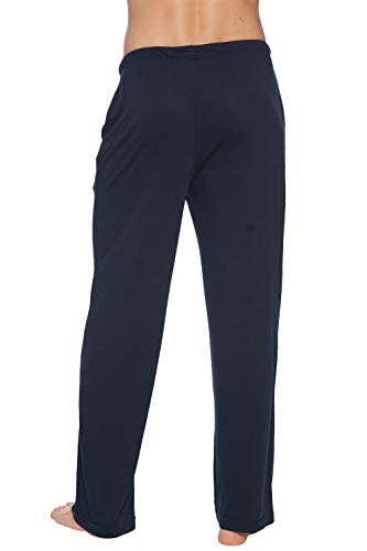 Intimo Men's Soft Knit Pant, Navy, Medium - Image 2