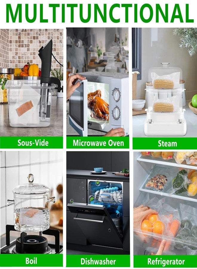 ANTFEES Vacuum Sealer Bags for Food Saver, 100 Quart 4" x 6" Commercial Grade PreCut Bag, Food Vac Bags for Storage, Meal Prep or Sous Vide - Image 5