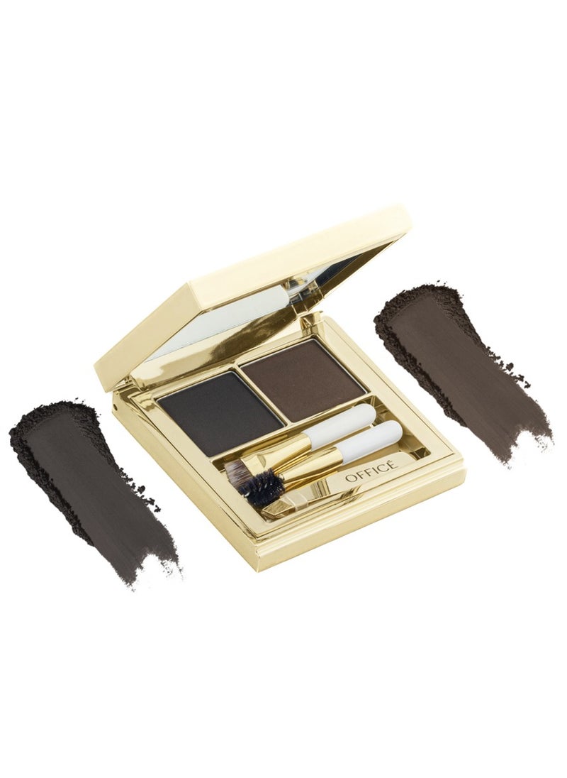 OFFICE MAKEUP Office Spotlight Pro Sculpting Brow Palette HM01  - Image 2