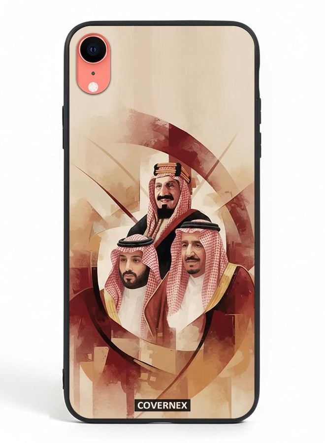 Covernex Apple iPhone XR Protective Case Cover Printed Featuring Unity Saudi Royal Leadrs Portrait - Image 2