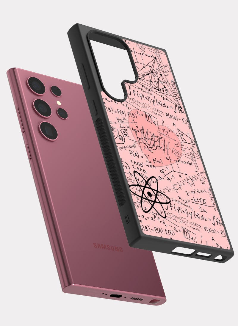 بكسلات كفر سامسونج جالكسي اس 22 الترا معادلات رياضية وردي - Image 2