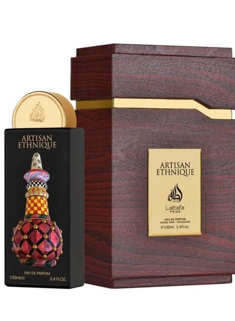 لطافة برايد أرتيزان إثنيك أو دي بارفان للجنسين - 100 مل | عطر العنبر الحلو الغورماند الساحر - Image 1