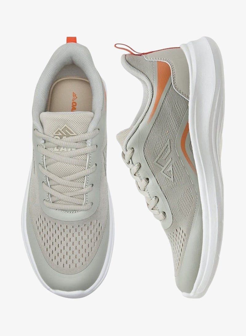 شو اكسبرس حذاء رياضي بنقوش مع إغلاق برباط ولسان سحب - Image 3