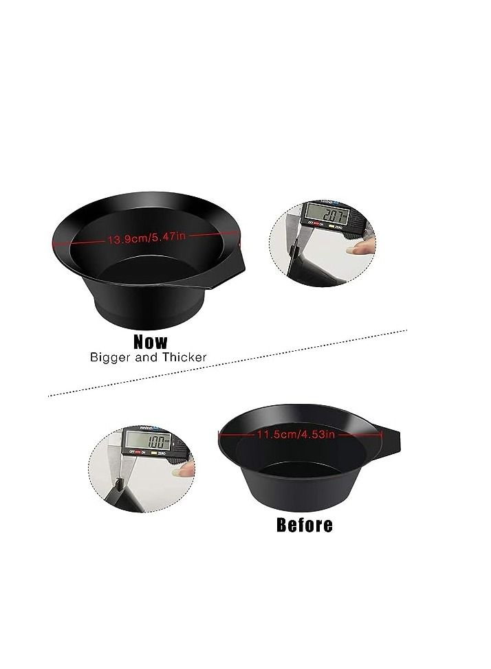 ORiTi 16 PCS Hair Coloring Kit Hair Dye Brush and Bowl Set Ear Cover Hair Highlighting Board Hair Dye Gloves Cape Hair Dying Supplies Kit for Hair Coloring Bleaching Hair Dryers Hair Dye Tools - Image 4