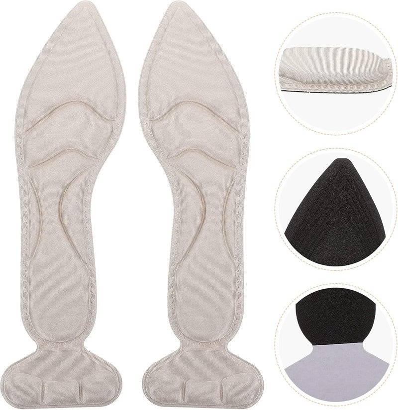 cheekyglo Sponge Insoles 2 Pairs of Shoe Insert Insoles Sponge Shoe Pads Soft Inserts Shoes Pads for Men and Women 29. 5cm* 9cm* 0. 8cm Foot Care Protector - Image 5