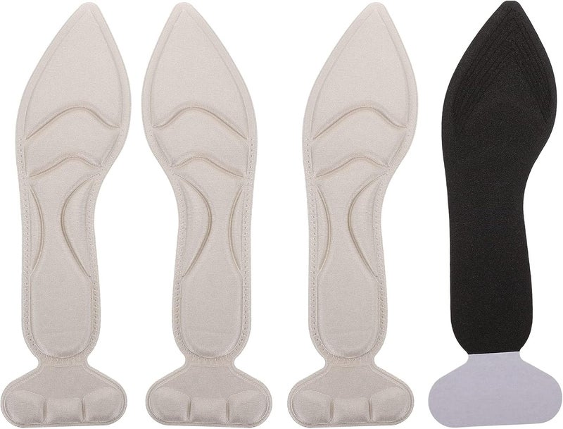 cheekyglo Sponge Insoles 2 Pairs of Shoe Insert Insoles Sponge Shoe Pads Soft Inserts Shoes Pads for Men and Women 29. 5cm* 9cm* 0. 8cm Foot Care Protector - Image 1