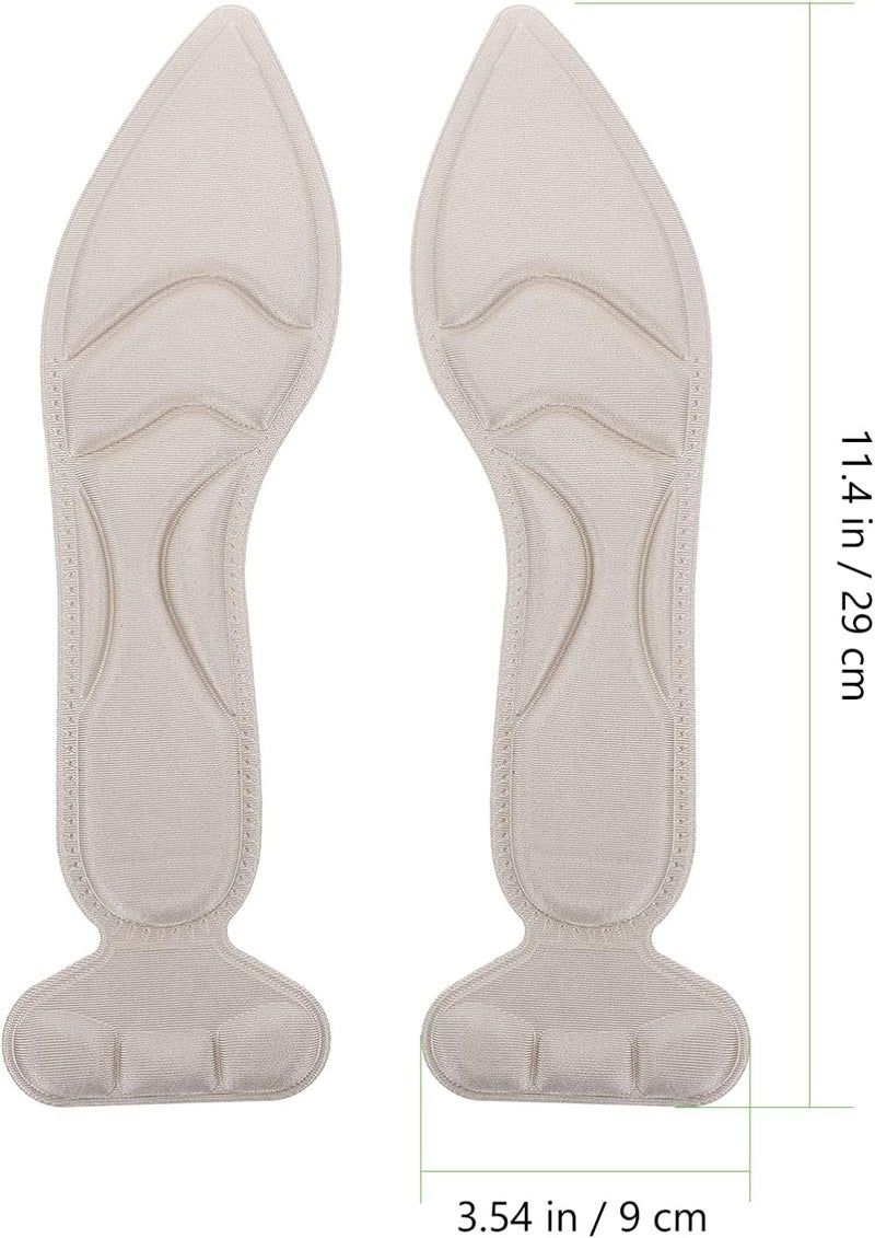 cheekyglo Sponge Insoles 2 Pairs of Shoe Insert Insoles Sponge Shoe Pads Soft Inserts Shoes Pads for Men and Women 29. 5cm* 9cm* 0. 8cm Foot Care Protector - Image 3