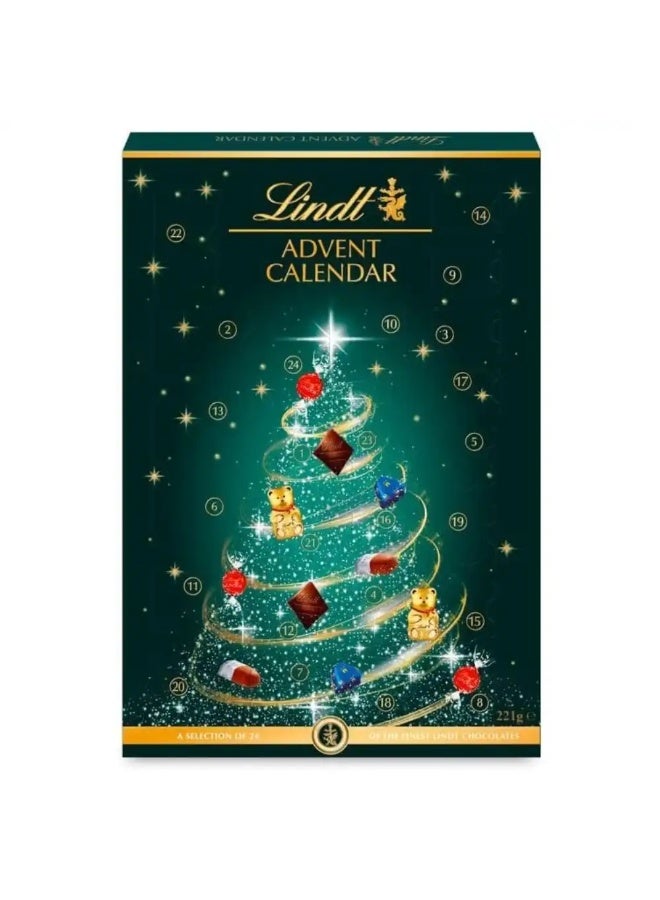 Lindt Advent Calender Milk Chocolate In Assorted Shape- 221gms