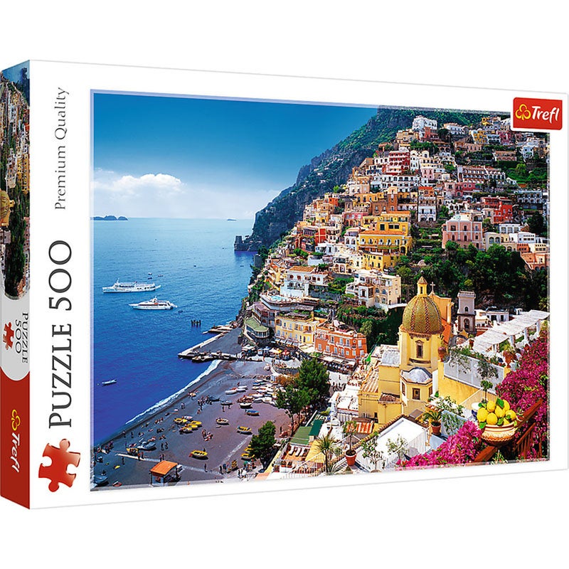 Trefl - Positano Amalphi Coast Italy Puzzle 500 Pieces - 37145 - Image 1