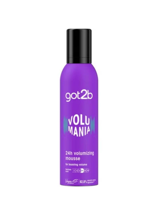 Got2b 24h Volumising Mousse, For Boosting Volume, Fearless Hold, 250ml - Image 1