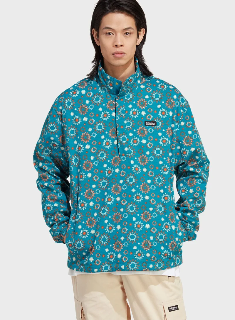 adidas Originals Adventure Nature Awakening Aop Windbreaker Jacket