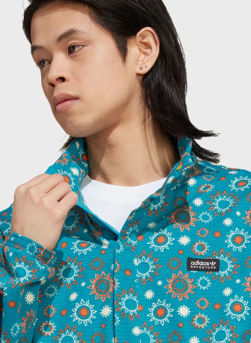 adidas Originals Adventure Nature Awakening Aop Windbreaker Jacket