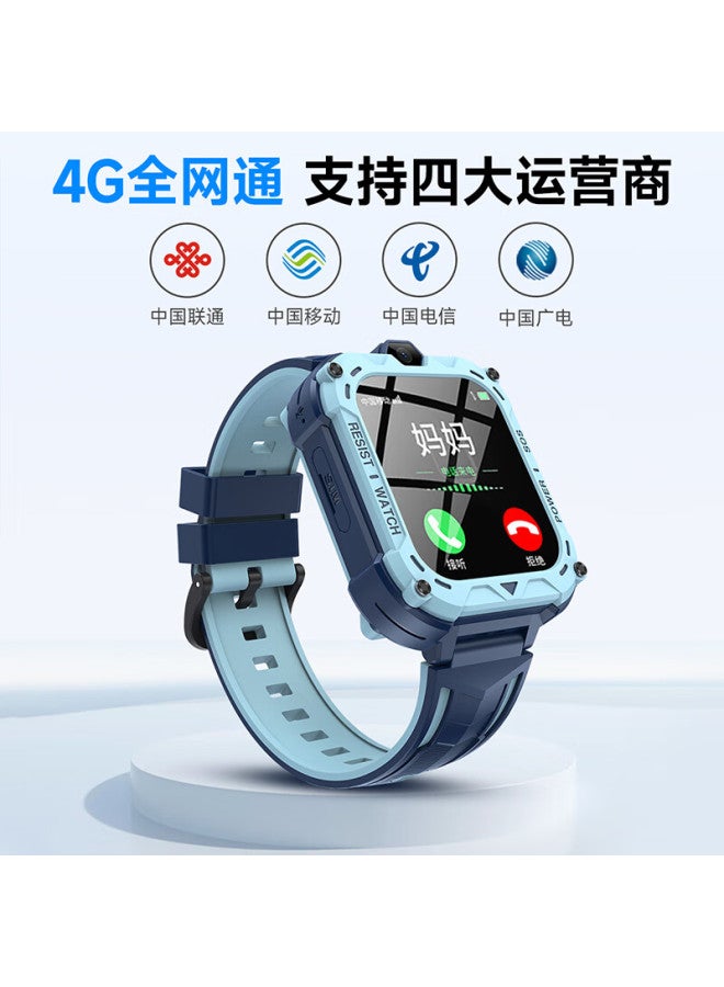 Ozing [upgraded Drop-resistant Version] Children's Smarch, 4g Full Network Compatible, For Primary And Secondary School Students And Teenagers, Precise Positioning, Waterproof, Video Call Capable, Sim Card Slot, Smarch