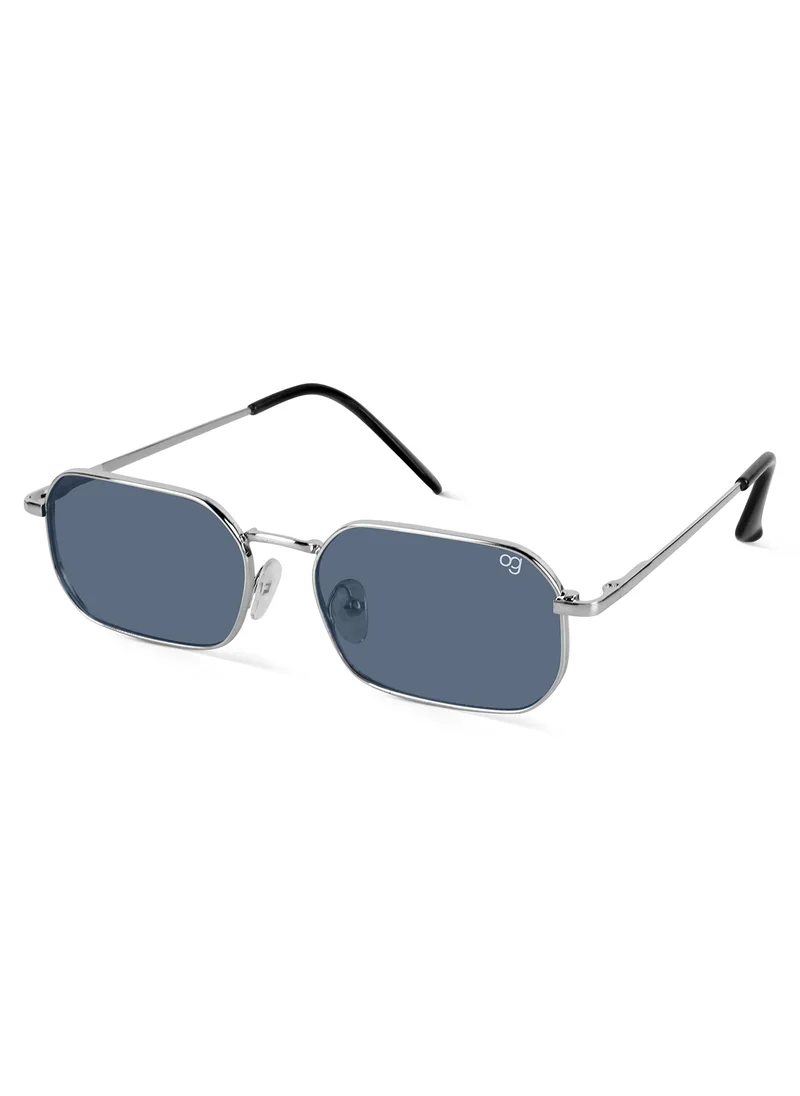 Woggles Altair Blue Hexagonal Sunglasses
