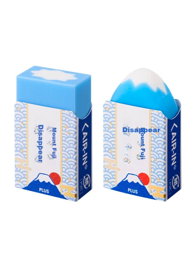 بلاس Plus Stationery Award Fuji Mountain Eraser، ممحاة للأطفال، ممحاة للطلاب لامتحان القبول الجامعي، أدوات مكتبية إبداعية مشهورة على الإنترنت، ممحاة قلم رصاص، ممحاة قلم قابلة للمحو، Fuji Mountain Blue، 1 قطعة - Image 5