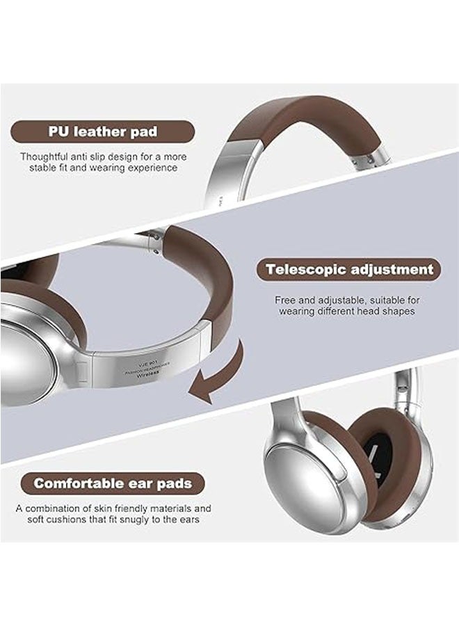 general VJE901 Retro Metal Over-Ear Bluetooth Headset Sports Wireless Mobile Phone Call Noise Cancelling Headphones - Image 4