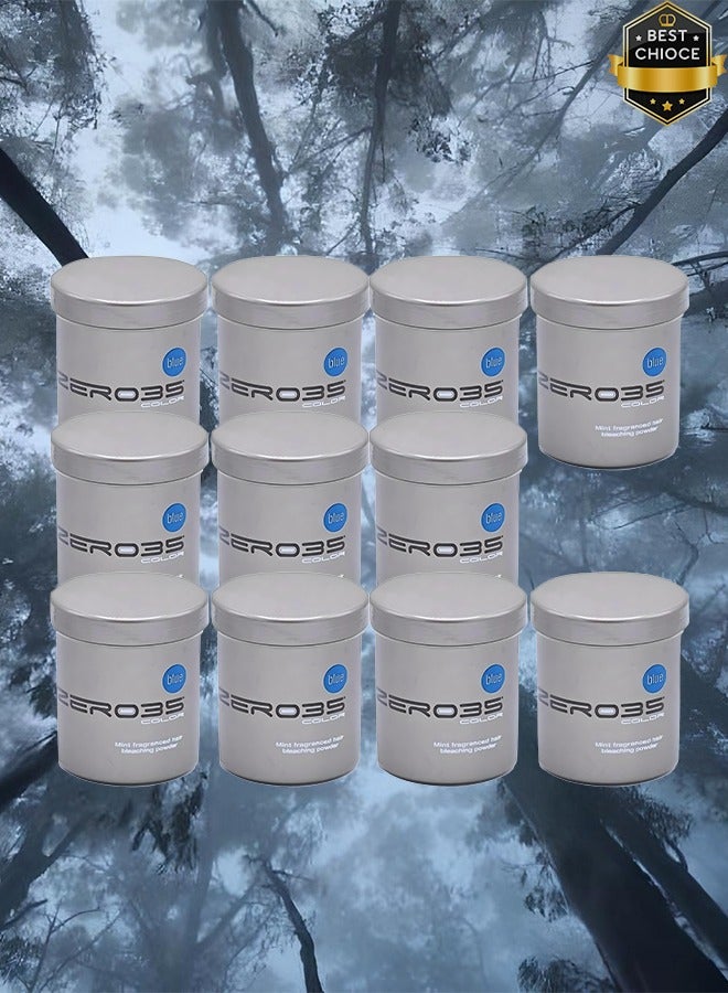 zero35 11 Pieces Mint Fragranced Hair Bleaching Powder 500ml - Image 1