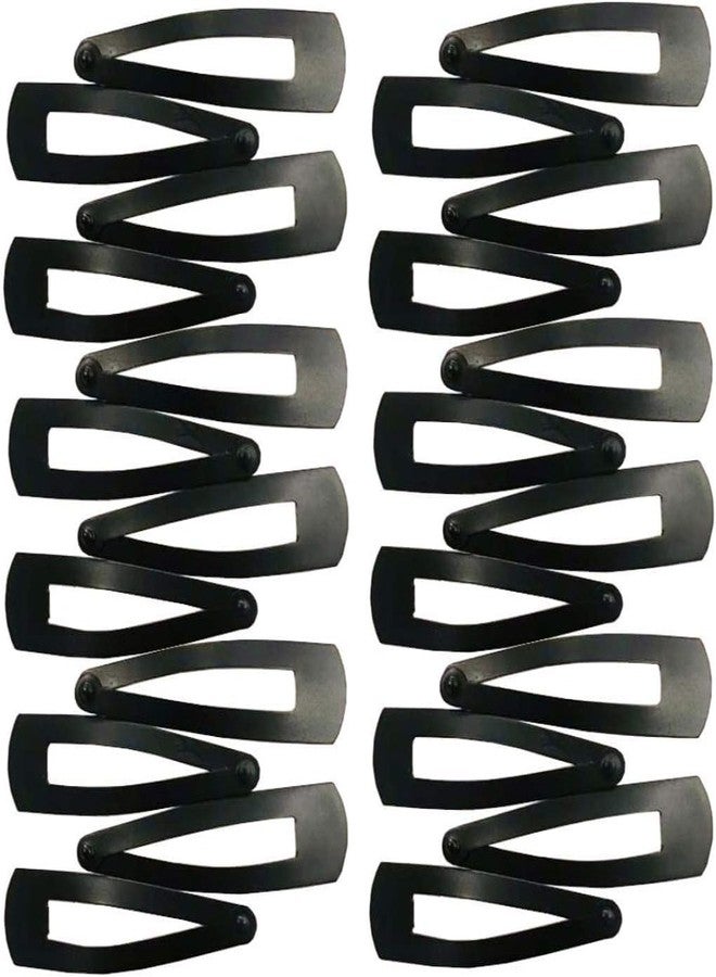 Accessorize Kingdom Tic Tac Hair Clips Hair Accessories for Women and Girls (Matte Black, Baby-2 (Pack of-2) 24pcs) - Image 1