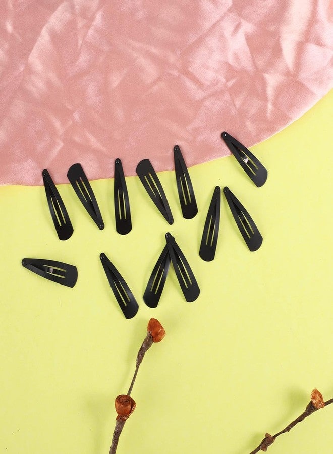 Accessorize Kingdom Tic Tac Hair Clips Hair Accessories for Women and Girls (Matte Black, Baby-2 (Pack of-2) 24pcs) - Image 4