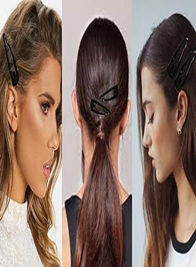Accessorize Kingdom Tic Tac Hair Clips Hair Accessories for Women and Girls (Matte Black, Baby-2 (Pack of-2) 24pcs) - Image 5