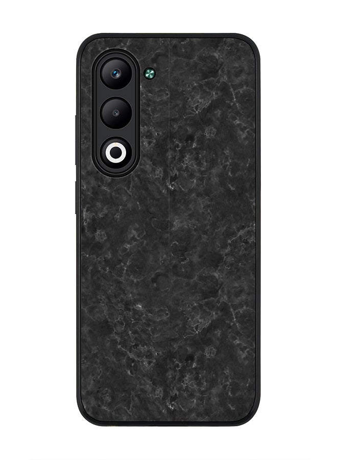 For Oppo A5 5G / A5 4G Case,Slim fit Camera Protection, Shockproof Thin Phone cover  - Marble Texture Black