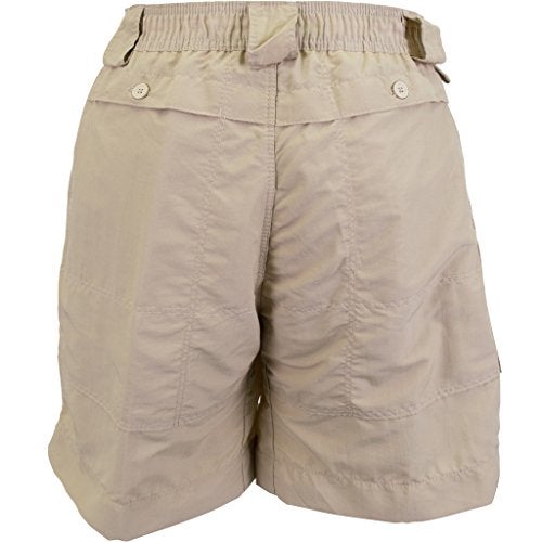 AFTCO Original Fishing Shorts Long Khaki - Image 3
