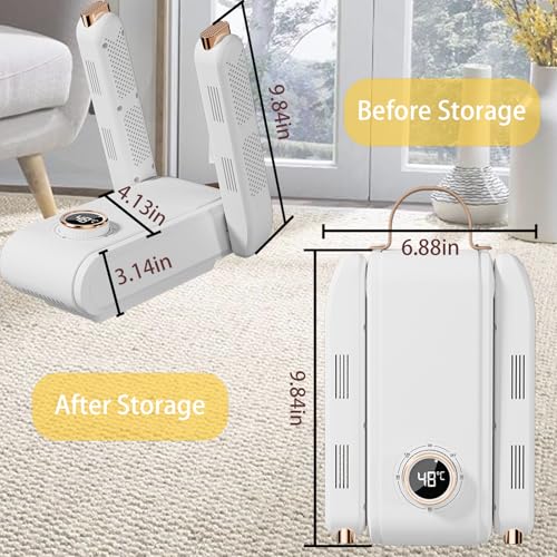 Hynhsun Boot Dryer for Work Boots，Shoe Dryer with Heat Blower， Shoe Dryers for Sneakers, Doubles as Glove, Helmet & Boxing Glove Dryer- Helps Reduce Odor(white) - Image 2