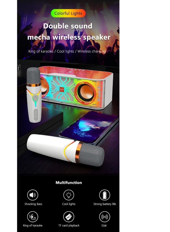 Voice Speaker, Flexible Sound Speakers, 1200mah Battery Song Speaker, Rechargeable Wireless Speakers, Powerful Amplifiers Loudspeaker for Trainers Singers Yoga Instructors Outdoor Party  - Image 1