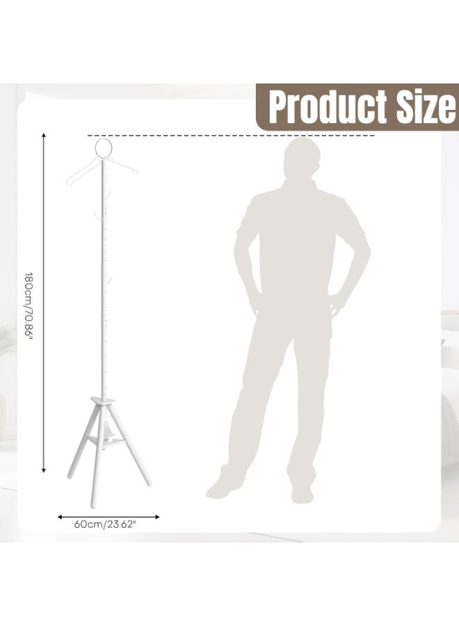 الروائح الملابس الرف ، رداء معطف الرف ، مع موقد الروائح الخاصة بها (باستثناء مصدر العطر) ، المحمولة للإزالة ، غرفة نوم ، مكتب ، فندق العالمي ، 180 سنتيمتر الأبيض - Image 2