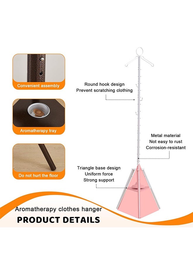 الروائح الملابس الرف ، رداء معطف الرف ، مع موقد الروائح الخاصة بها (باستثناء مصدر العطر) ، المحمولة للإزالة ، غرفة نوم ، مكتب ، فندق العالمي ، 180 سنتيمتر الأبيض - Image 3