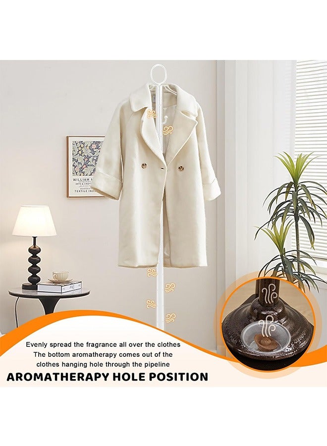 الروائح الملابس الرف ، رداء معطف الرف ، مع موقد الروائح الخاصة بها (باستثناء مصدر العطر) ، المحمولة للإزالة ، غرفة نوم ، مكتب ، فندق العالمي ، 180 سنتيمتر الأبيض - Image 4
