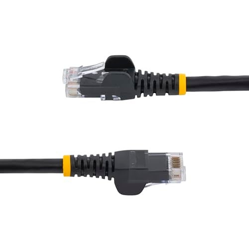 StarTech.com 10ft CAT6 Ethernet Cable - Black CAT 6 Gigabit Ethernet Wire -650MHz 100W PoE++ RJ45 UTP Category 6 Network/Patch Cord Snagless w/Strain Relief Fluke Tested UL/TIA Certified (N6PATCH10BK) - Image 3