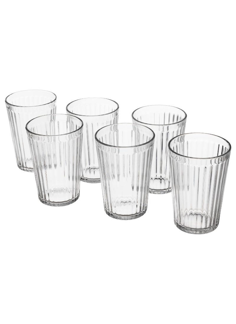 Elegant Clear Glass Tumbler 31 cl Perfect for All Beverages
