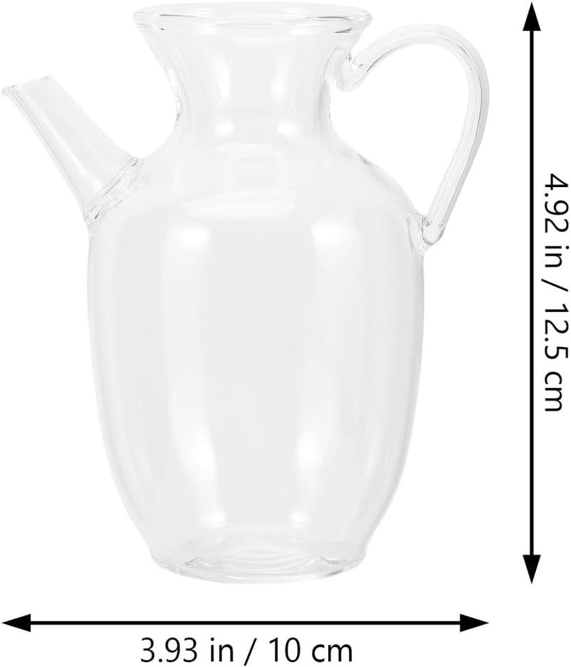 Glass Milk Pitcher for Breakfast, Glass Water Kettle and Coffee Tea Jug, Kitchen Water Dispenser for Cold Drinks and Milk Serving - Image 2