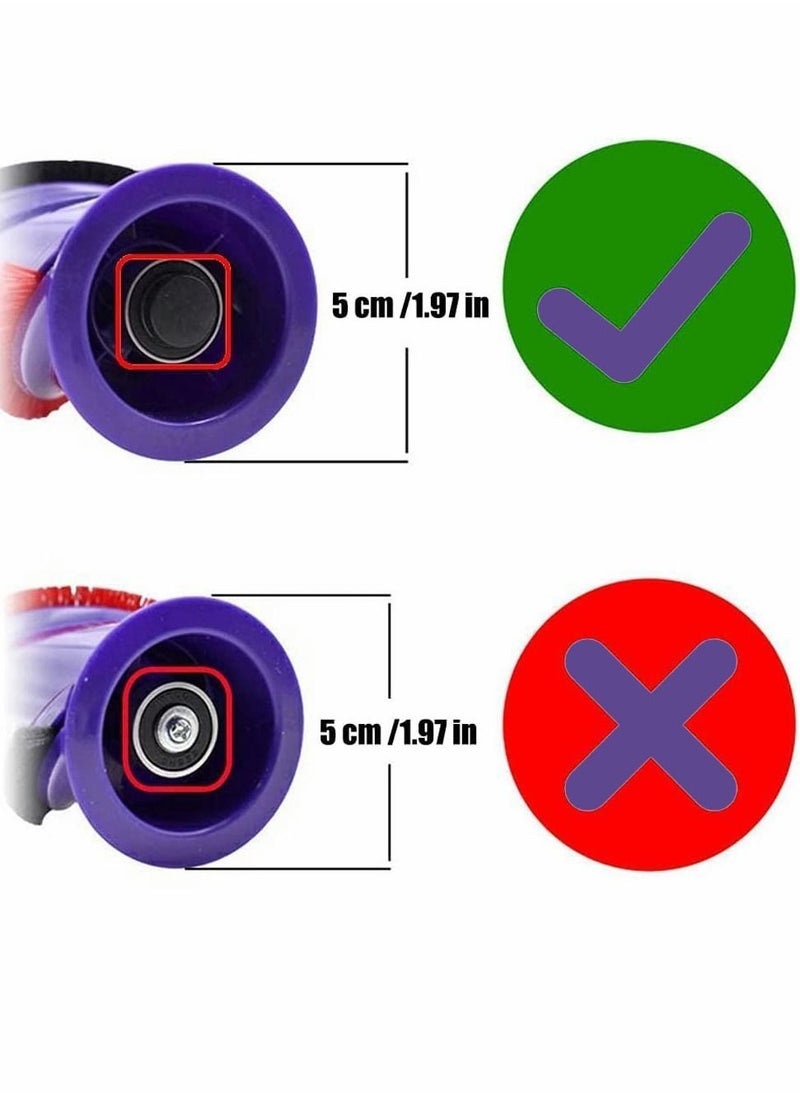 Y&D - Brushbar Roller Brush Replacement for Dyson V8 Cordless Vacuum Cleaner Roll Bar Compared to Part 967485 01 - Image 1