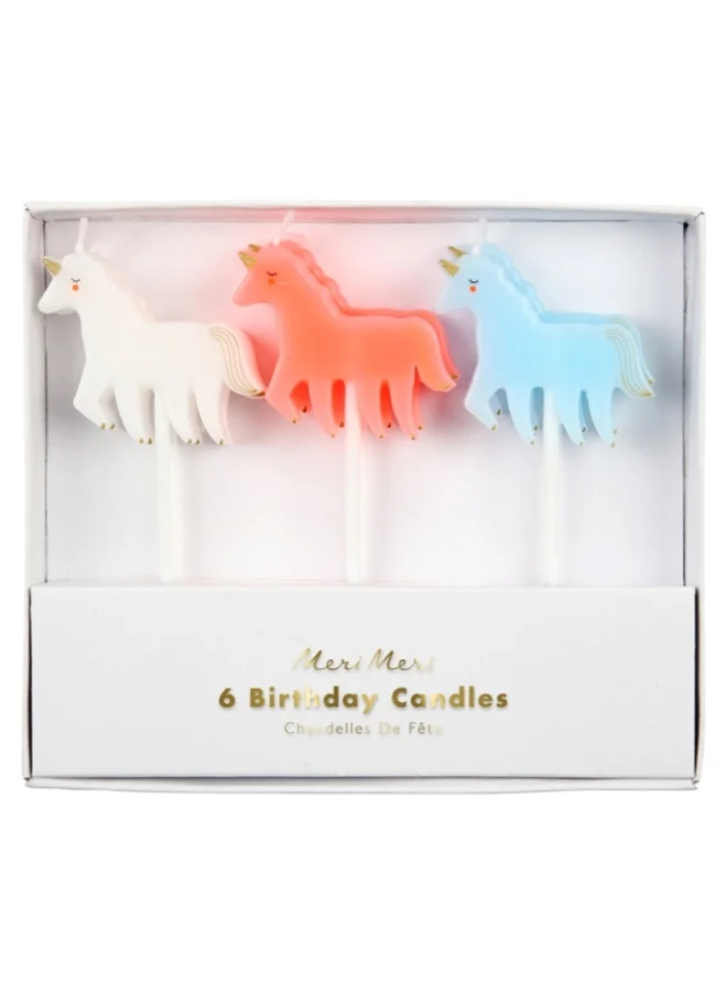 Meri Meri Unicorn Set Candles