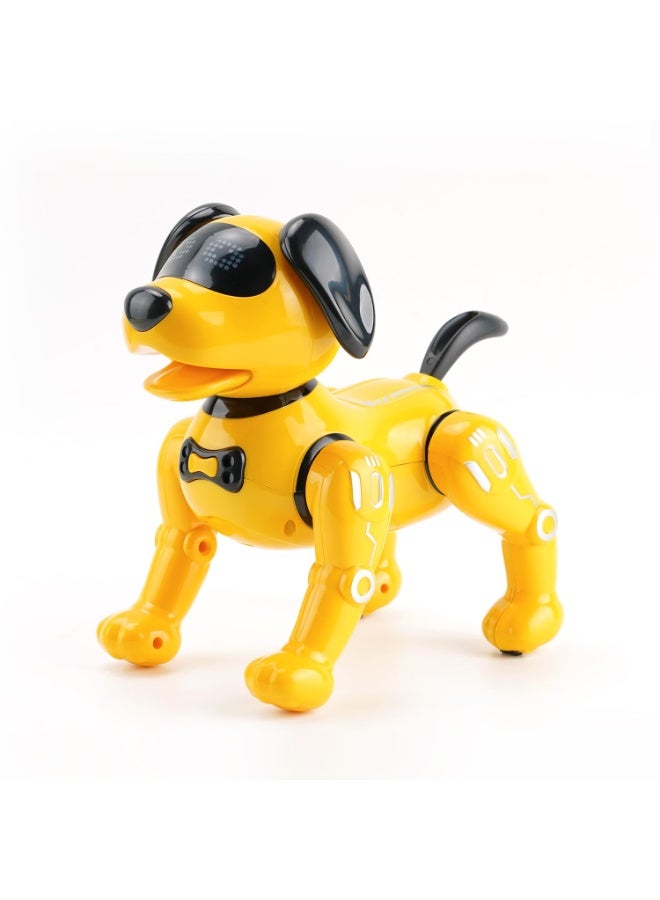 Bukela Remote Control Robot Dog Toy for Kids, Robot Dogs That Acts Like a Real Dog, Walking,Singing and Dancing Smart Dog Toy - Image 1
