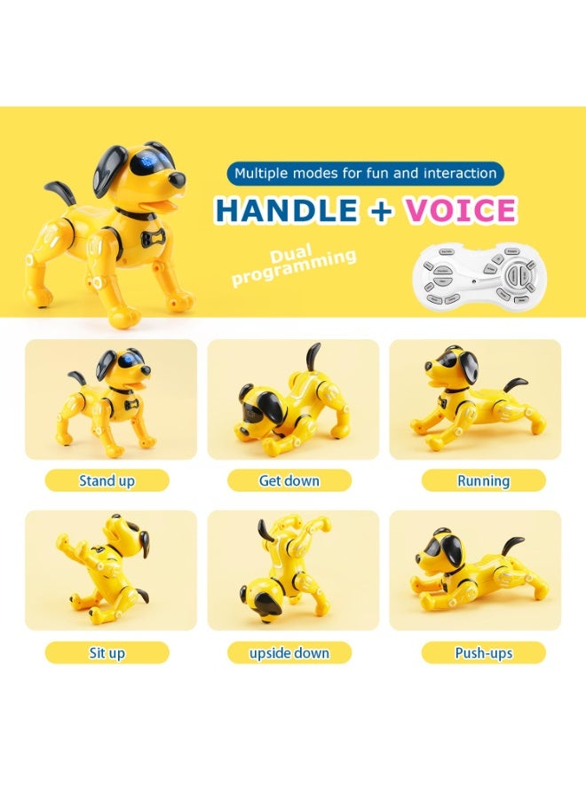 Bukela Remote Control Robot Dog Toy for Kids, Robot Dogs That Acts Like a Real Dog, Walking,Singing and Dancing Smart Dog Toy - Image 5