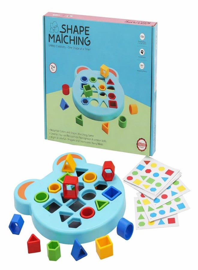 ShinyCharm Shape Matching Board Games for Toddlers | Kids Playing Items Indoor with Color & Shape Matching | Puzzles for Kids for Age 2+ | Educational Fun Learning Toy for Children | Ideal for Gifting - Image 4