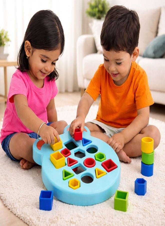 ShinyCharm Shape Matching Board Games for Toddlers | Kids Playing Items Indoor with Color & Shape Matching | Puzzles for Kids for Age 2+ | Educational Fun Learning Toy for Children | Ideal for Gifting - Image 2