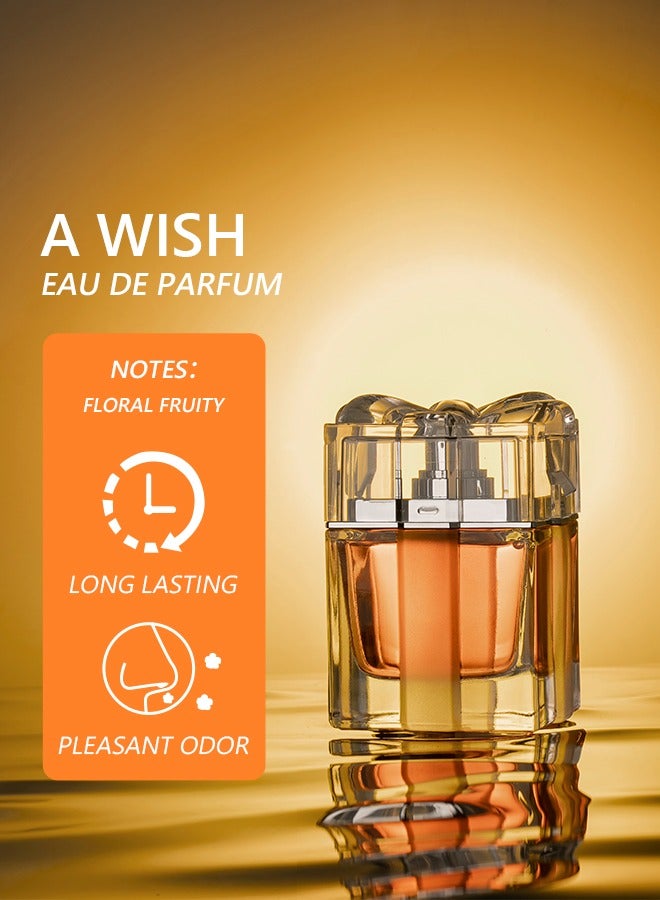 LONKOOM A Wish Pink  EDT For Women 100ML - Image 1