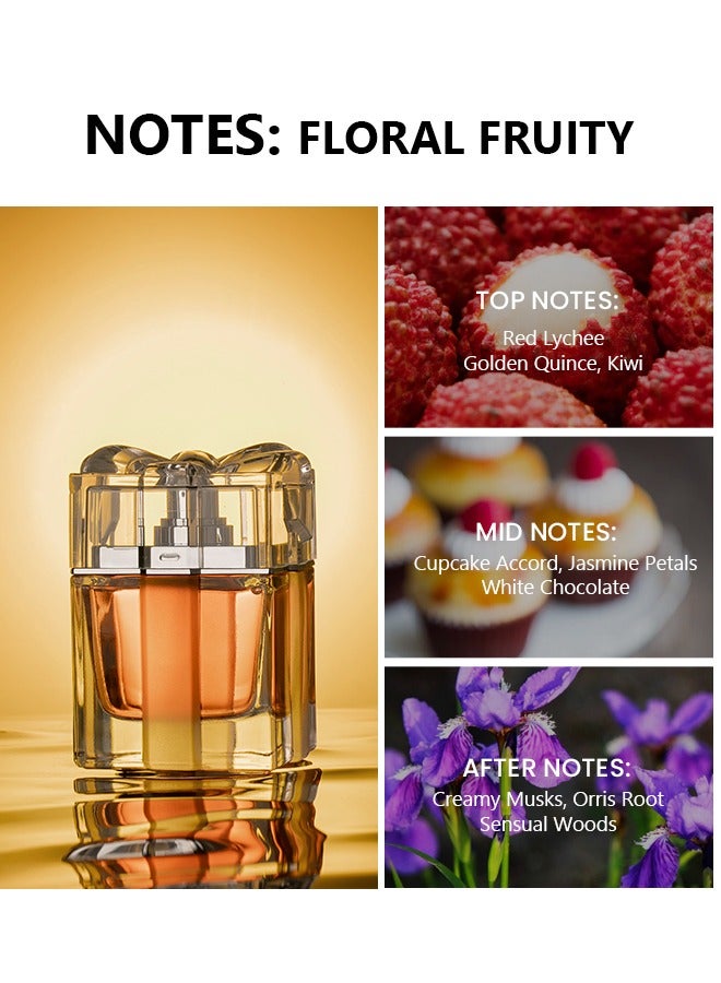 LONKOOM A Wish Pink  EDT For Women 100ML - Image 5