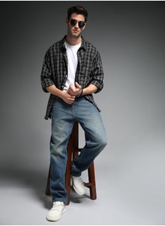 HIGH STAR Men Indigo Jeans  - Image 5