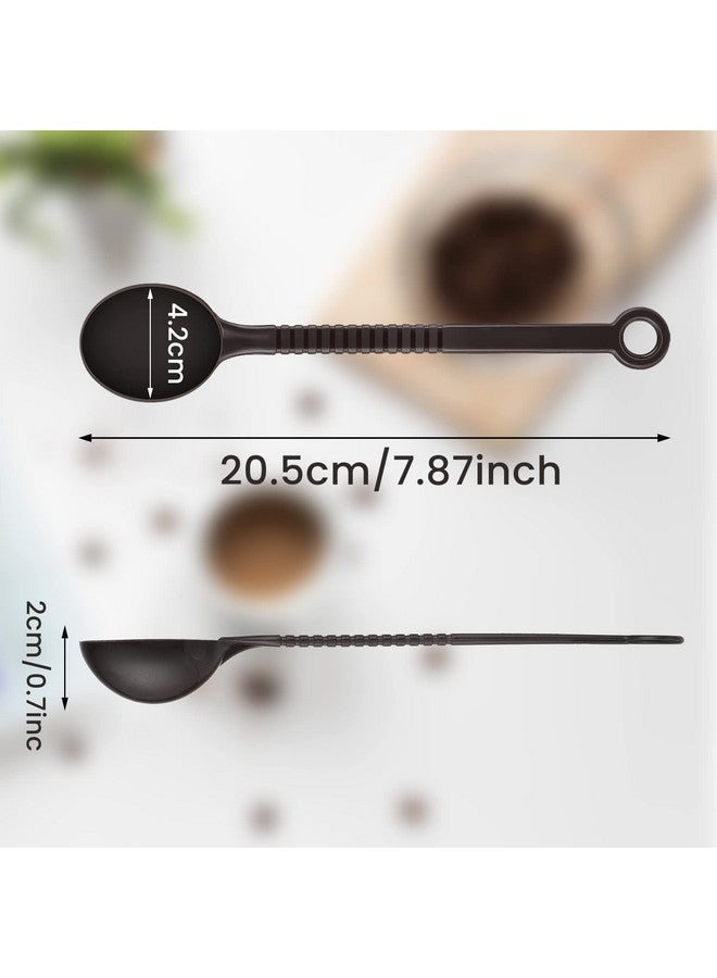 NUOMI 20 Pieces 10G Measuring Spoons Plastic Coffee Spoon Scoop Kitchen Baking Tools with Long Handle for Fruit/Coffee Powder, Coffee Bean, Honey, Ingredients - Image 2