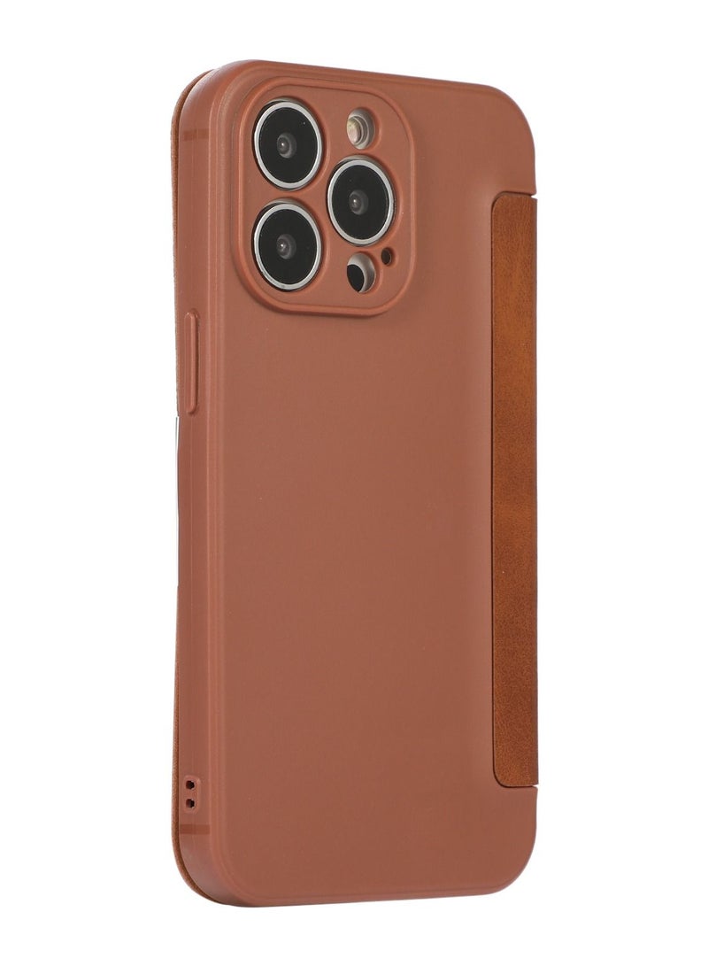Suteni Flip Cover Leather Protective Hidden Card Slots Phone Case for iPhone - Image 2